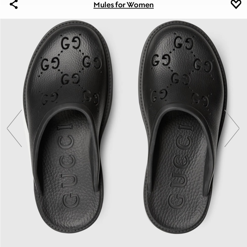 Authentic Gucci Women’s Platform Perforated G Sandal